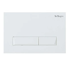 Кнопка смыва BelBagno Marmi BB009-MR-BIANCO белая глянцевая