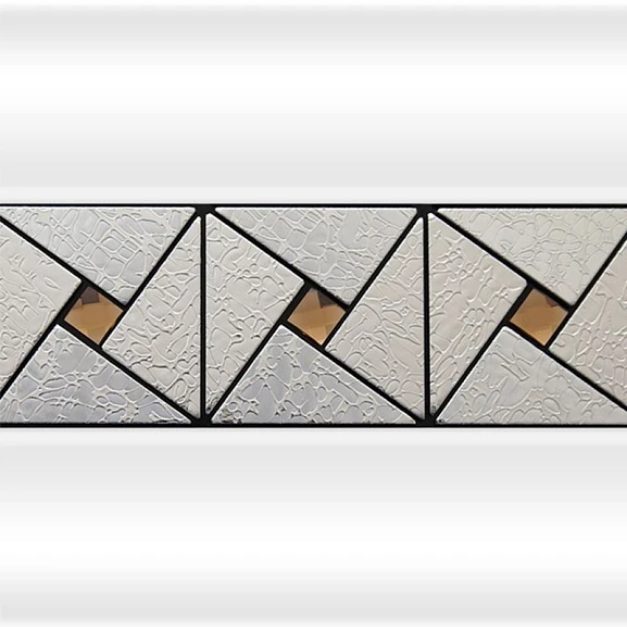 Декоративная вертикальная вставка Fra Grande "Арт-мозаика" Эстелона на фронтальную панель (на выбор по фото) - заказывается 2 полоски