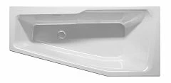 Встраиваемая акриловая ванна Riho Rethink Space 160х75 L со сливом-переливом, c тонким бортом