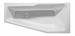 Встраиваемая акриловая ванна Riho Rethink Space 170х90 L со сливом-переливом, c тонким бортом (комплект)