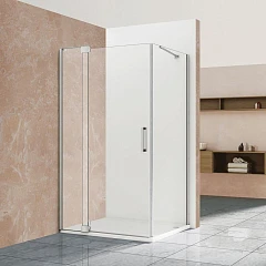 Душевой уголок Vincea Extra VSR 100*100*202,5 с серым поддоном VST-4SR1010A