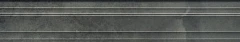 Бордюр Kerama Marazzi Джардини BLF004R 7,3*40 серый темный глянцевый