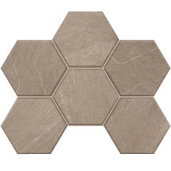 Мозаика Estima Gabbro GB02 Hexagon 25*28,5 неполированная