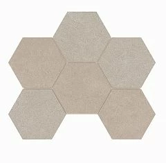 Мозаика Estima Terra LN01/TE01 Hexagon 25*28,5 неполированная