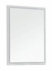 Зеркало Aquanet Nova Lite 50 белый глянец с Led подсветкой
