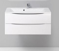 Тумба с раковиной BelBagno Marino-H60 100 Bianco Lucido