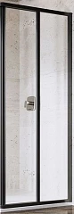 Душевая стенка с дверью Ravak Supernova SRV2-90 S 90*195 профиль черный, стекло Transparent Душевая стенка с дверью Ravak Supernova SRV2-90 S 90*195 профиль черный, стекло Transparent
