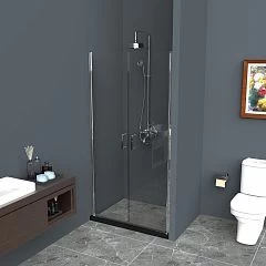 Душевая дверь в нишу BelBagno UNO-B-2-110-C-Cr 110*190 без поддона