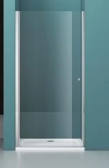 Душевая дверь в нишу BelBagno ETNA-B-1 100*210 L/R (магниты 90°, дверь открывается внутрь и наружу) с поддоном 100*90*15
