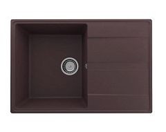 Кухонная мойка Ulgran Quartz Prima 750 75*50 (06, трюфель)