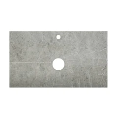 Столешница из керамогранита BelBagno 100х46 KEP-100-MGL Marmo Grigio Lucido (серый глянцевый мрамор)