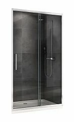 Душевая дверь в нишу ABBER Schwarzer Diamant AG30120H 120*209 L/R с поддоном 120*80*14