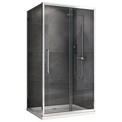 Душевой уголок ABBER Schwarzer Diamant AG30160H-S100 160*100*195 L/R без поддона