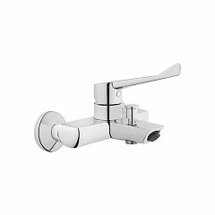 Смеситель Vitra AquaMed Solid S A42485EXP для ванны и душа хром