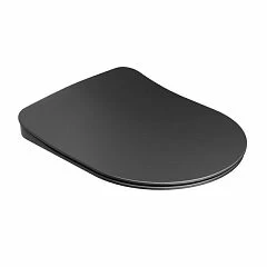 Крышка-сиденье Ravak Uni Chrome Flat черная с микролифтом