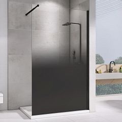 Душевая перегородка ABBER Immer Offen AG69121BD Walk-in 120*214 L/R с поддоном 120*80*14