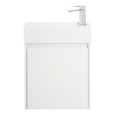 Тумба с раковиной BelBagno Kraft Mini 50 Bianco Opaco R