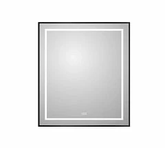 Зеркало BelBagno Kraft SPC-KRAFT-700-800-LED-TCH-WARM-NERO 70*80 черное с Led-подсветкой и функцией антизапотевания