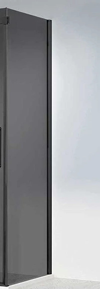 Душевая стенка боковая Vincea Como-N VSG-4CN900CGB 90*195 профиль черный матовый стекло тонированное