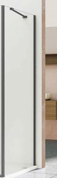 Комплект профиль и фурнитура Vincea Extra KD-VSG-1E900GM для боковой стенки VSG-1E900GM вороненая сталь