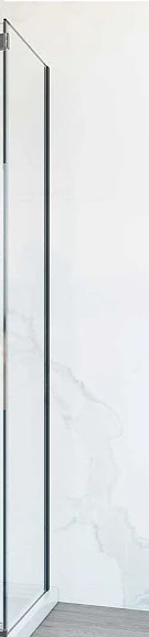 Душевая стенка боковая Vincea Como Soft VSG-1CS100CLGM 100*195 профиль вороненая сталь
