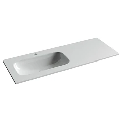 Встраиваемая раковина Ceramicanova Grace 121*45,7 L с отверстием под смеситель белый глянец Встраиваемая раковина Ceramicanova Grace 121*45,7 L с отверстием под смеситель белый глянец