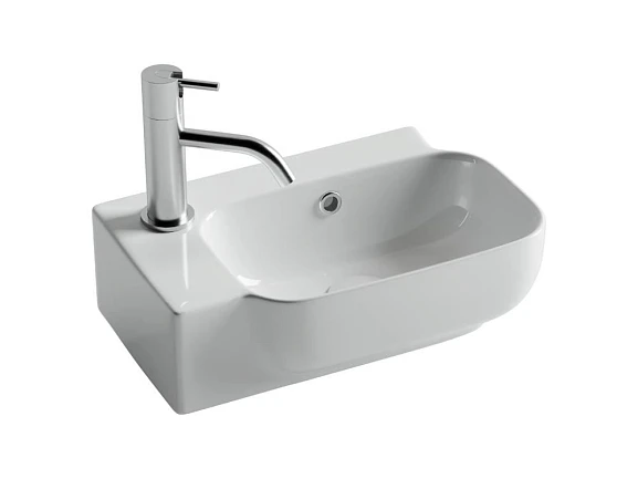 Раковина Ceramicanova Element 40,3*24,9 R белый глянец