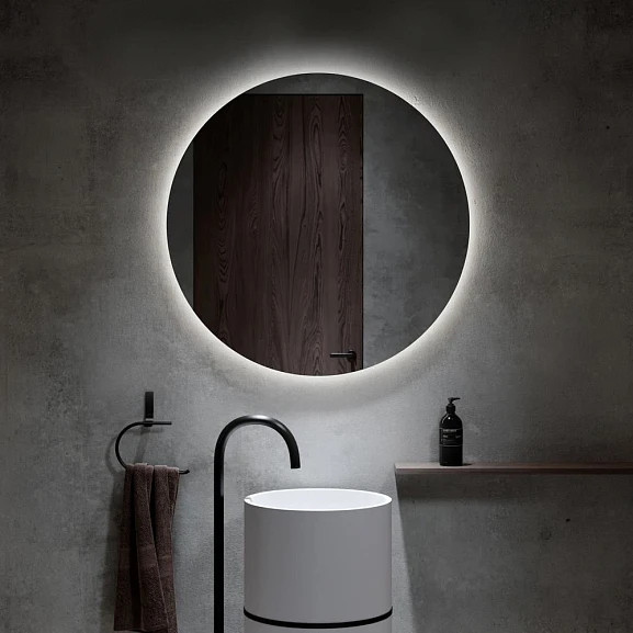 Зеркало Alavann Rondo 90 с подсветкой и функцией антизапотевания