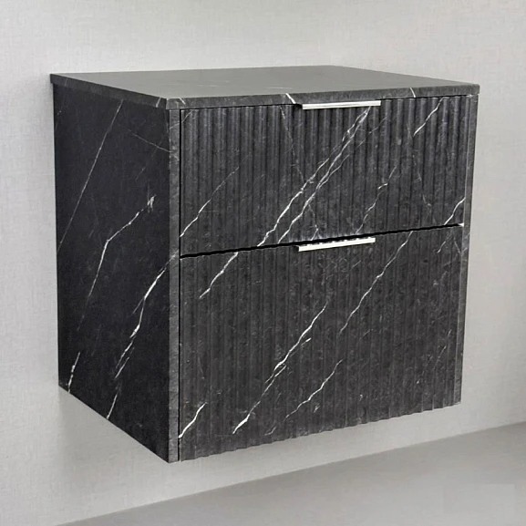 Тумба под накладную раковину Alavann Anna 60 черный мрамор