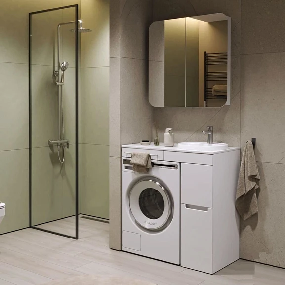 Комплект мебели Alavann Cosmetic 95 белый глянец L/R