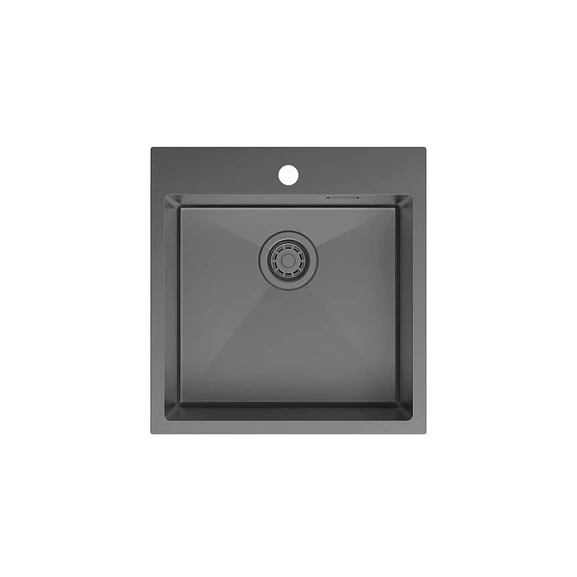 Кухонная мойка Iddis Haze HAZ49GMi77 49*51 графит матовый