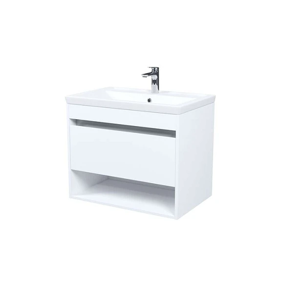 Тумба с раковиной Iddis Zodiac X 70 белая матовая