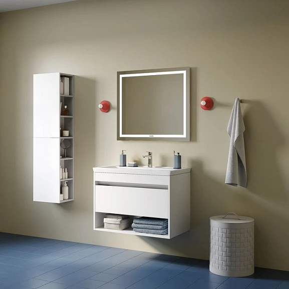 Комплект мебели Iddis Zodiac X 80 белый матовый