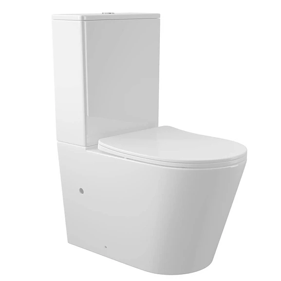 Унитаз-компакт Aqueduto Cone 38,5*63 безободковый с крышкой-сиденьем микролифт