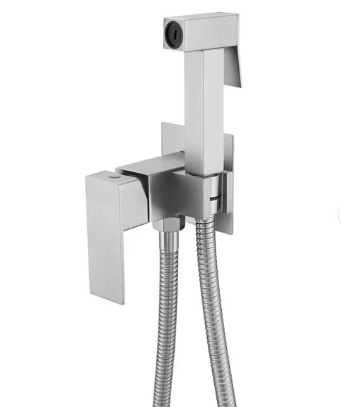 Гигиенический душ со смесителем Savol S-FXQ008L скрытый монтаж сатин