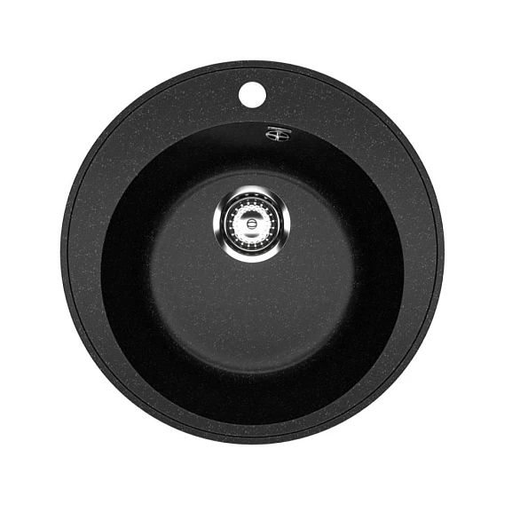 Кухонная мойка Uperwood ECON UPD-405 47х47 черная матовая