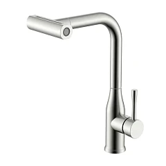 Смеситель Splenka S206.49.05 для кухни с мультифункциональным выдвижным изливом сатин Смеситель Splenka S206.49.05 для кухни с мультифункциональным выдвижным изливом сатин