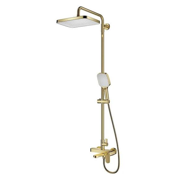 Душевая стойка Raglo R50.24.23 с изливом золото