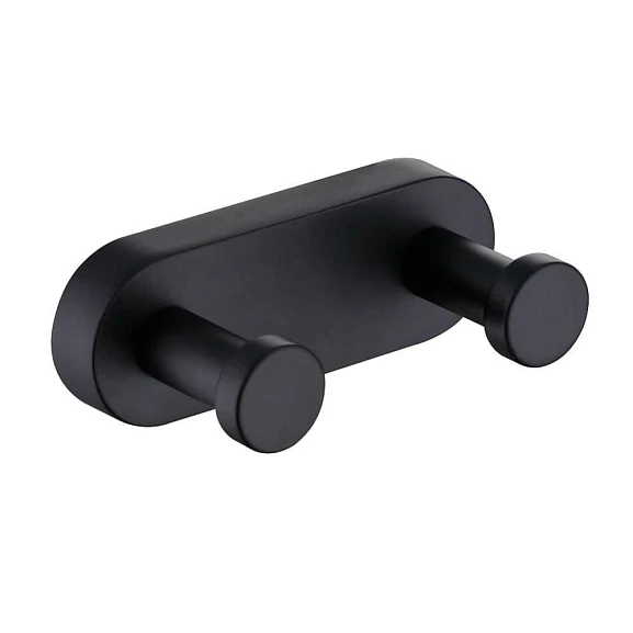 Настенный кронштейн Raglo R300.052.06 2 крючка черный матовый