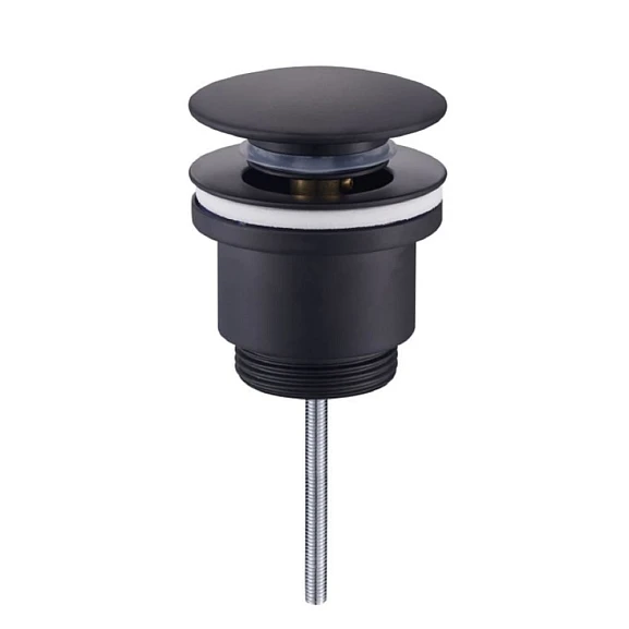 Донный клапан Raglo R600.01.06 1 1/4 без перелива черный матовый