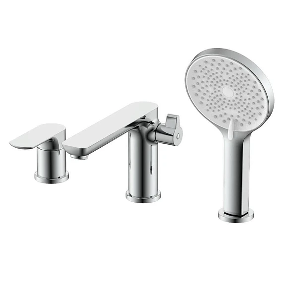 Смеситель на борт ванны Raglo R03.31 на 3 отверстия хром