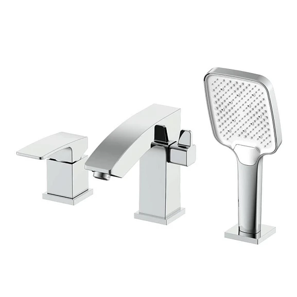 Смеситель на борт ванны Raglo R01.31 на 3 отверстия хром