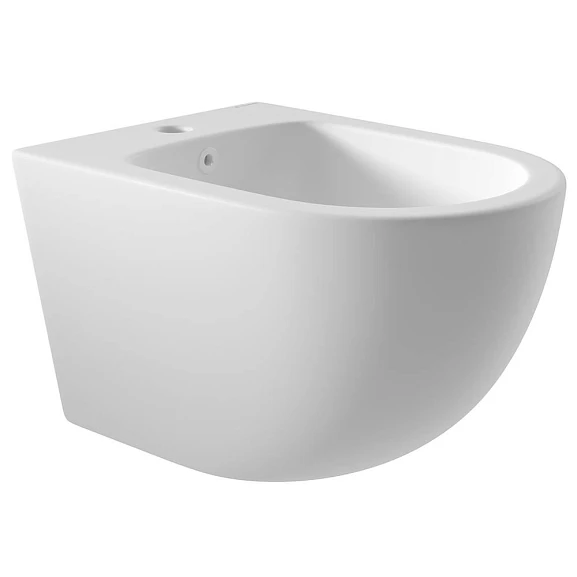 Подвесное биде Aqueduto Ovo 36,5*52,5 белое матовое