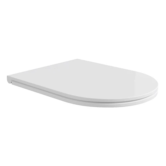 Крышка-сиденье Aqueduto для подвесных унитазов Ovo/Cone OVO/CON0510 Soft Close белый глянец