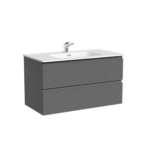 Тумба под раковину Sancos Folk 90 Grey soft