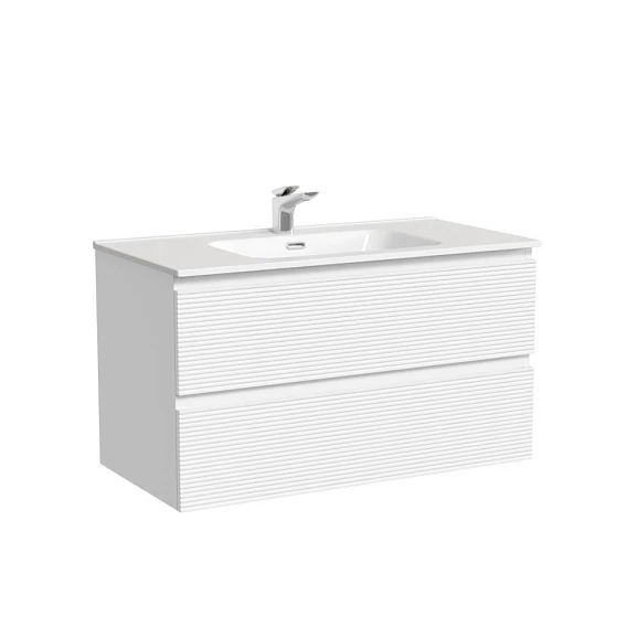 Тумба с раковиной Sancos Folk 90 Bianco