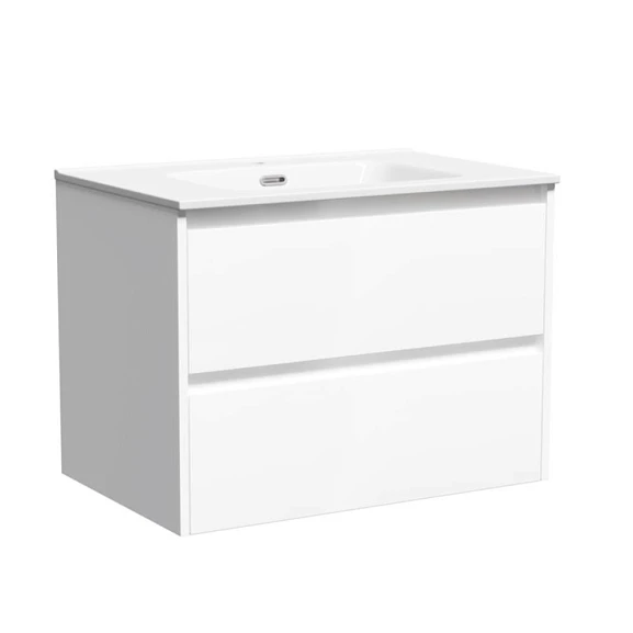 Тумба под раковину Sancos Libra 70 белая глянцевая