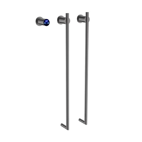 Электрический полотенцесушитель Terminus Рондо П2 35*76 оружейная сталь