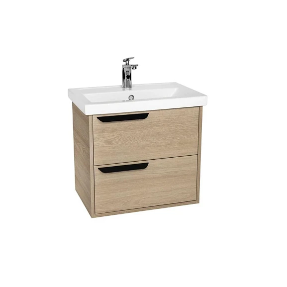 Тумба с раковиной Viant Кёльн VKEL60FOSD-T2YP 60 подвесная светлое дерево (раковина Фостер 60)