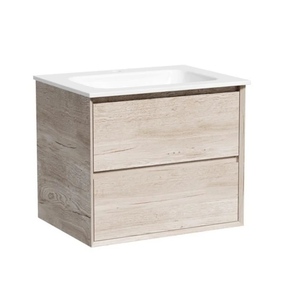 Тумба с раковиной Sancos Marmi 2.0 60 дуб галифакс натуральный